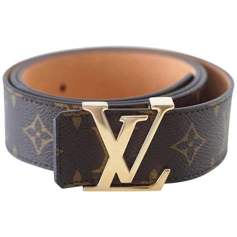 white gold louis vuitton belt